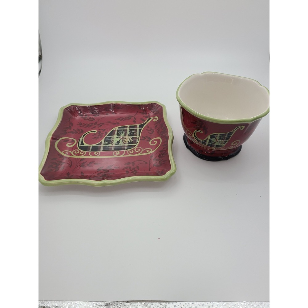 Certified International Desser Plate/Ice Cream Bowl - Patricia  Brubaker